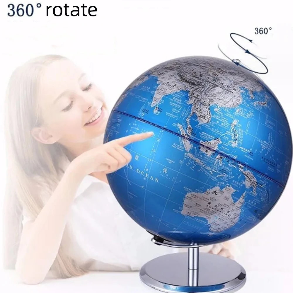 

HQ Desktop Sphere Globe World Model World Map For Home Office Geography Teaching Home Decor Students Kids Learning As Toy Gift