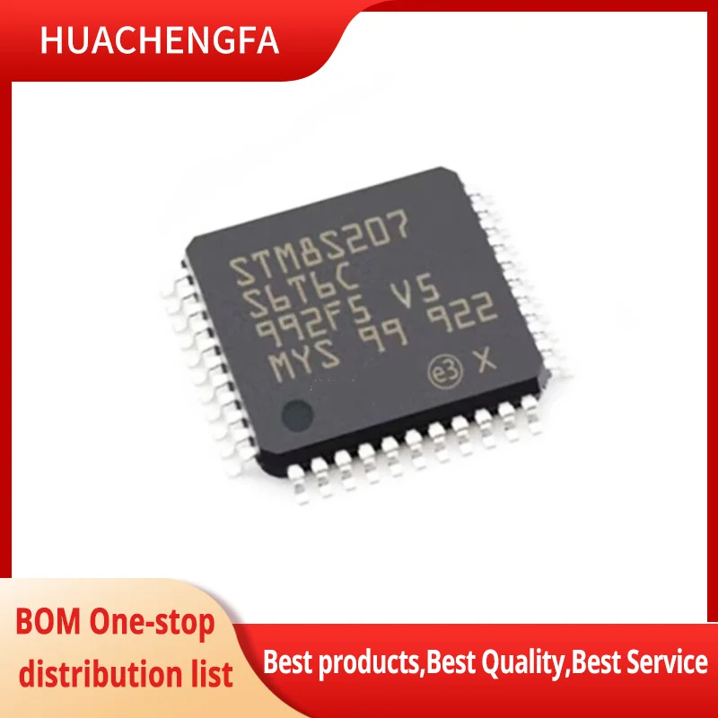 

1pcs/lot STM8S207S6T6C STM8S207S8T6C STM8S207 S6T6C S8T6C LQFP-44 8-bit microcontroller