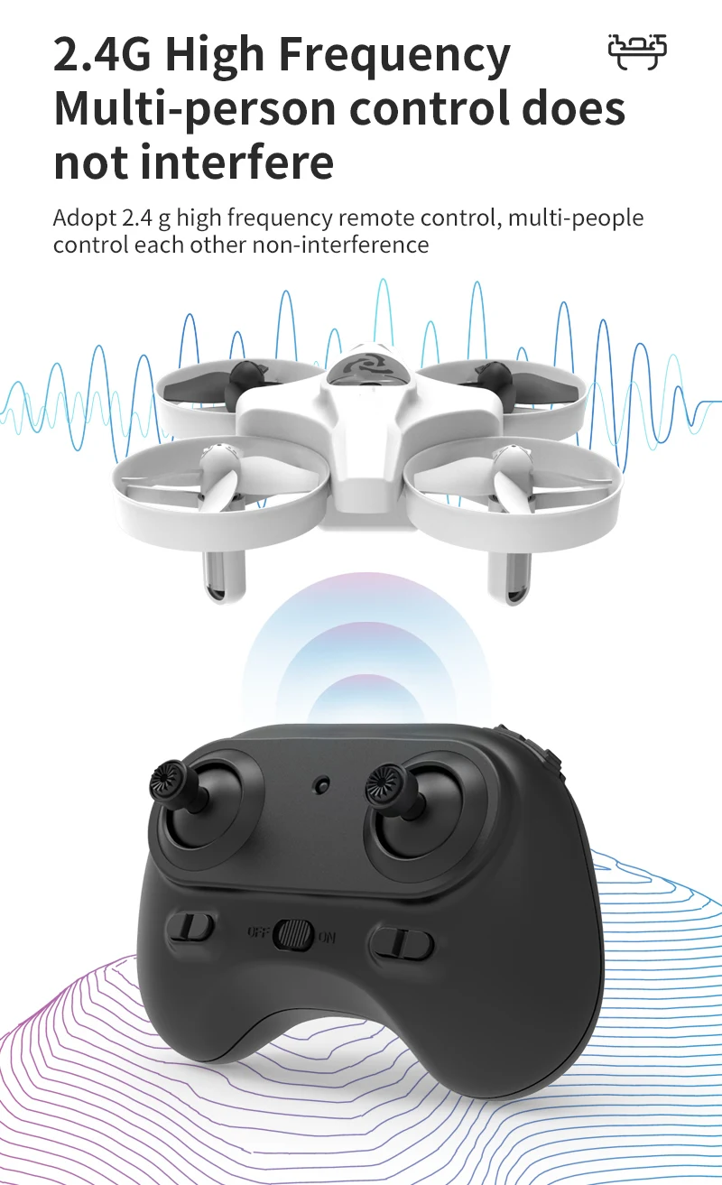 Mini RC Drone - 4CH Headless Mode Quadcopter with 360 Flip for Kids