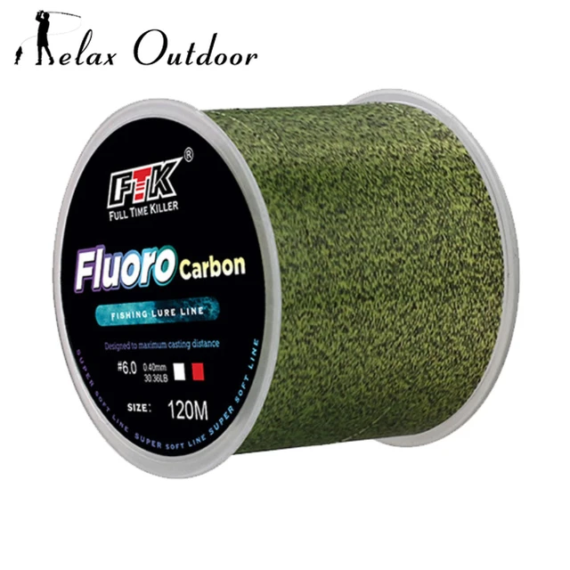 120m Fluorocarbon Fishing Line Invisible Nylon Fishing Line Speckle 0