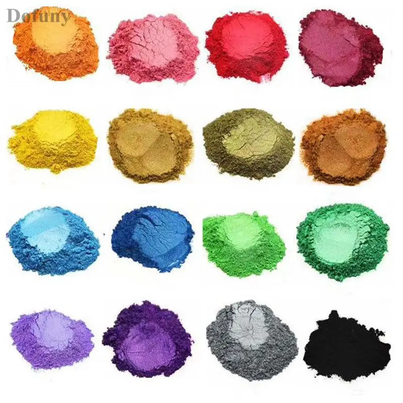 100g Natural Mica Mineral Handmade Soap Colorful Pearlescent Powder Pigment Mica Nail Glitter Pearl Powder epoxy resin Pigment