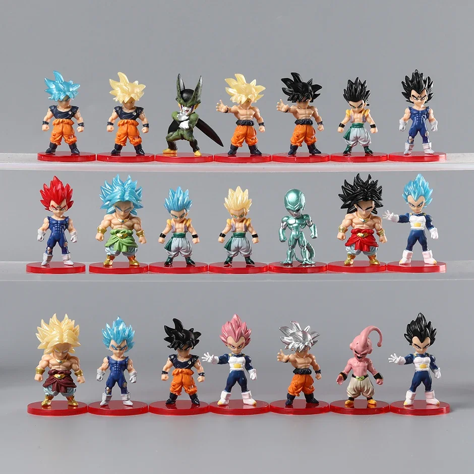 ドラゴンボール フィギュア セット。 ドラゴンボールZのフィギュア,おもちゃ,デスクトップの装飾品,ギフト