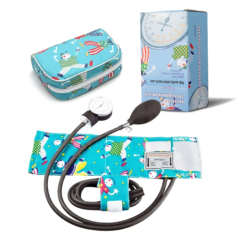 Child Baby Manual Medical Blood Pressure Monitor Infant Neonate Pediatric BP Cuff Manometer Upper Arm Aneroid Sphygmomanometer