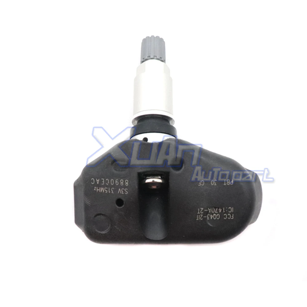 XUAN 4pcs TPMS 타이어 압력 모니터 센서 06421-S3V-A04 Honda Odyssey Pilot Ridgeline Acura MDX TL RL 3.2L 3.5L 2005-2014