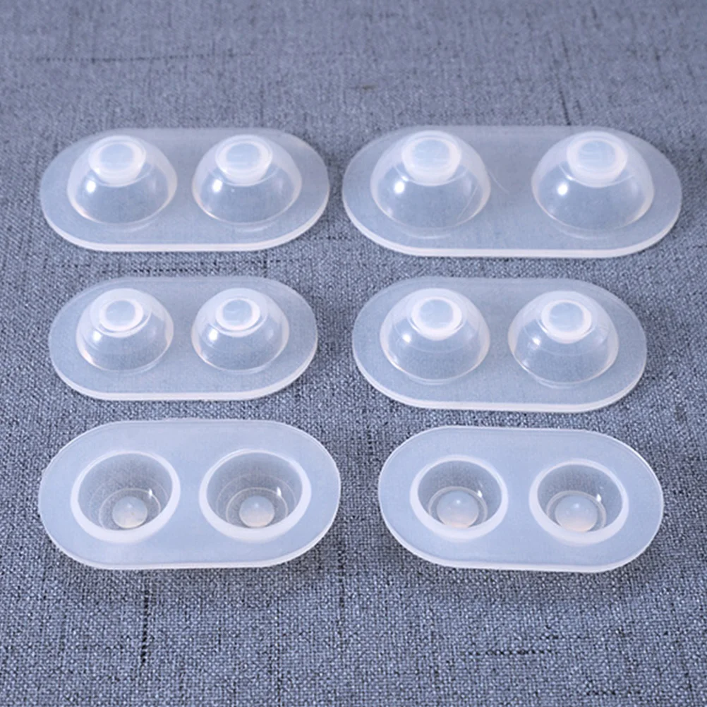 

6 Pcs Eyeball Mold Resin Epoxy Silicone Silica Gel DIY Molds Jewelry Handicraft