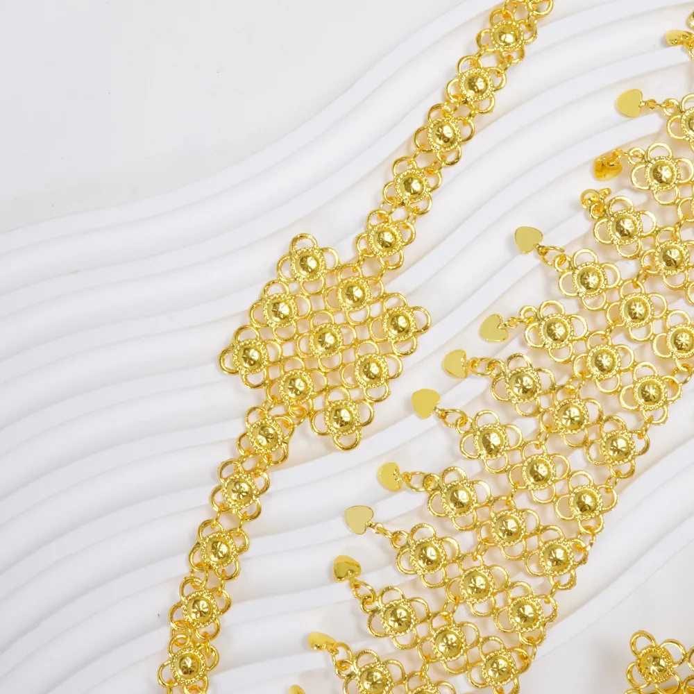 Sbcfc95fb443f4b79a6dbd6d65e06c23dn Women's 24K Gold Geometric Square Hollow Jewelry Set (4pcs), Distressed metallic texture rustic elegance for everyday edge Mallzona