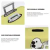 Peanuts Cute Snoopy Suitcase Cover Anime Cartoon Flight Business Strectch Luggage Supplies Protector 4