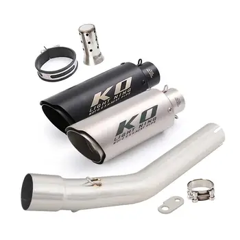 51mm Muffler For Yamaha Tenere700 2019-2023 Tenere 700 Rally Edition 2020-2023 Motorcycle Exhaust Tips Mid Link Pipe Slip-on