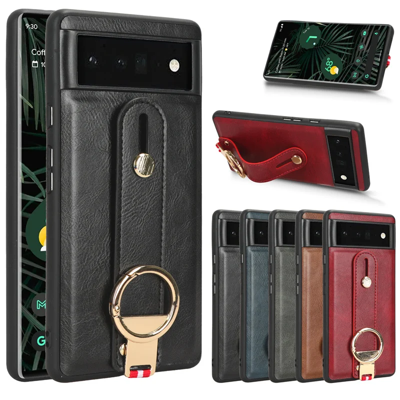 

Suitable For Google Pixel 6 Pro New Wristband Rear Case with Lanyard for Google Pixel 6 Phone Case