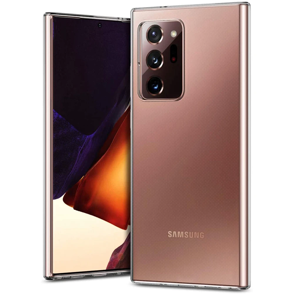 Klare weiche Hülle für Samsung Galaxy Note 20 Ultra Note 8 9 10 Plus, transparente Silikon-Vollabdeckung, dünn – Detail 8