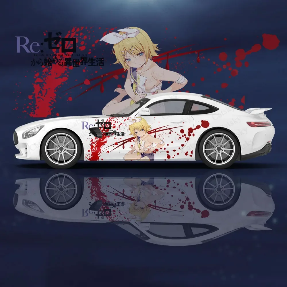 

Автомобильная виниловая аниме-наклейка «RE:Zero»