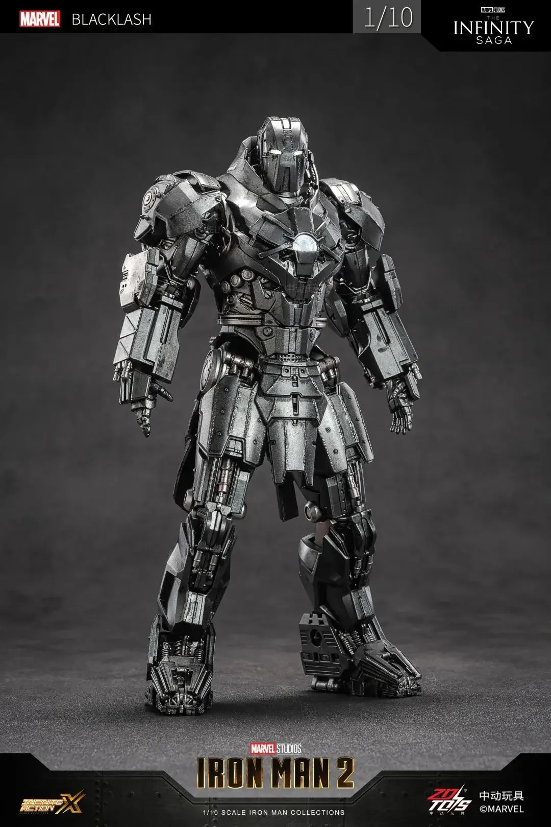 ZD TOYS IRON MAN MK 17 33 21 39 Blacklash Marvel Avengers 7