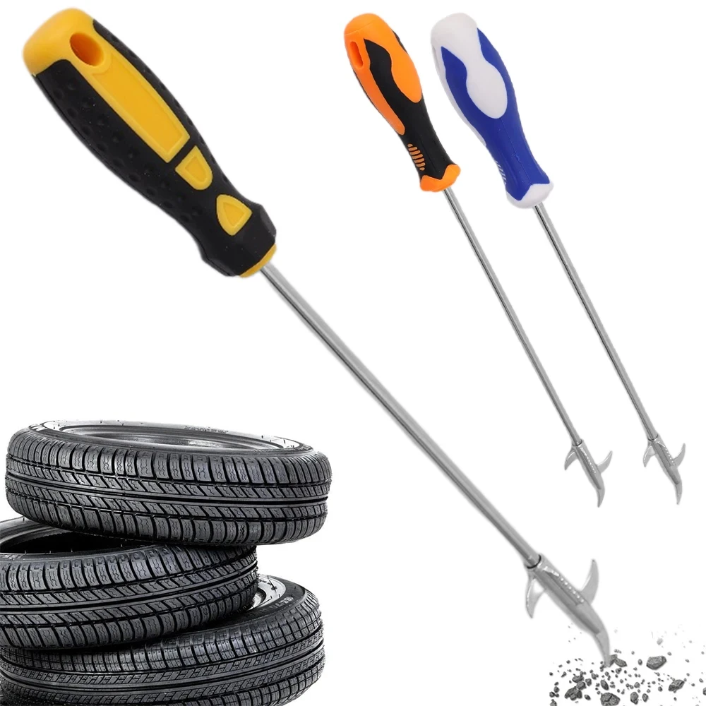 Car Tire Repair Cleaning Hook Screwdriver Accessory Tire Stone Cleaner Stone Remover Cleaning Tool Repair Tools