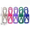 50/1PCS Colorful Sealing Clip Steel Wire Bag Clips Multifunctional Storage Clamp Clothespin Food Snack Fixing Portable Seal Pegs 6