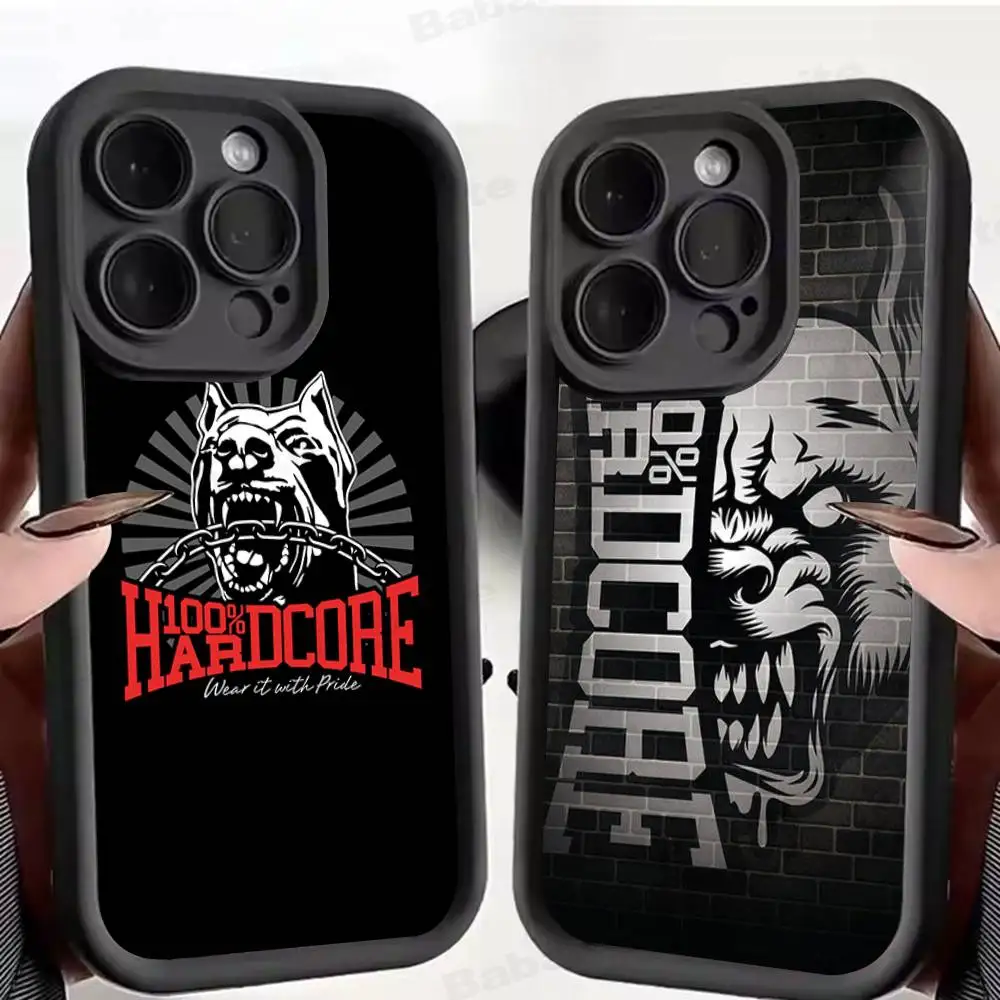 Gabber Hardcore Dog Silicone Shockproof Phone Case
