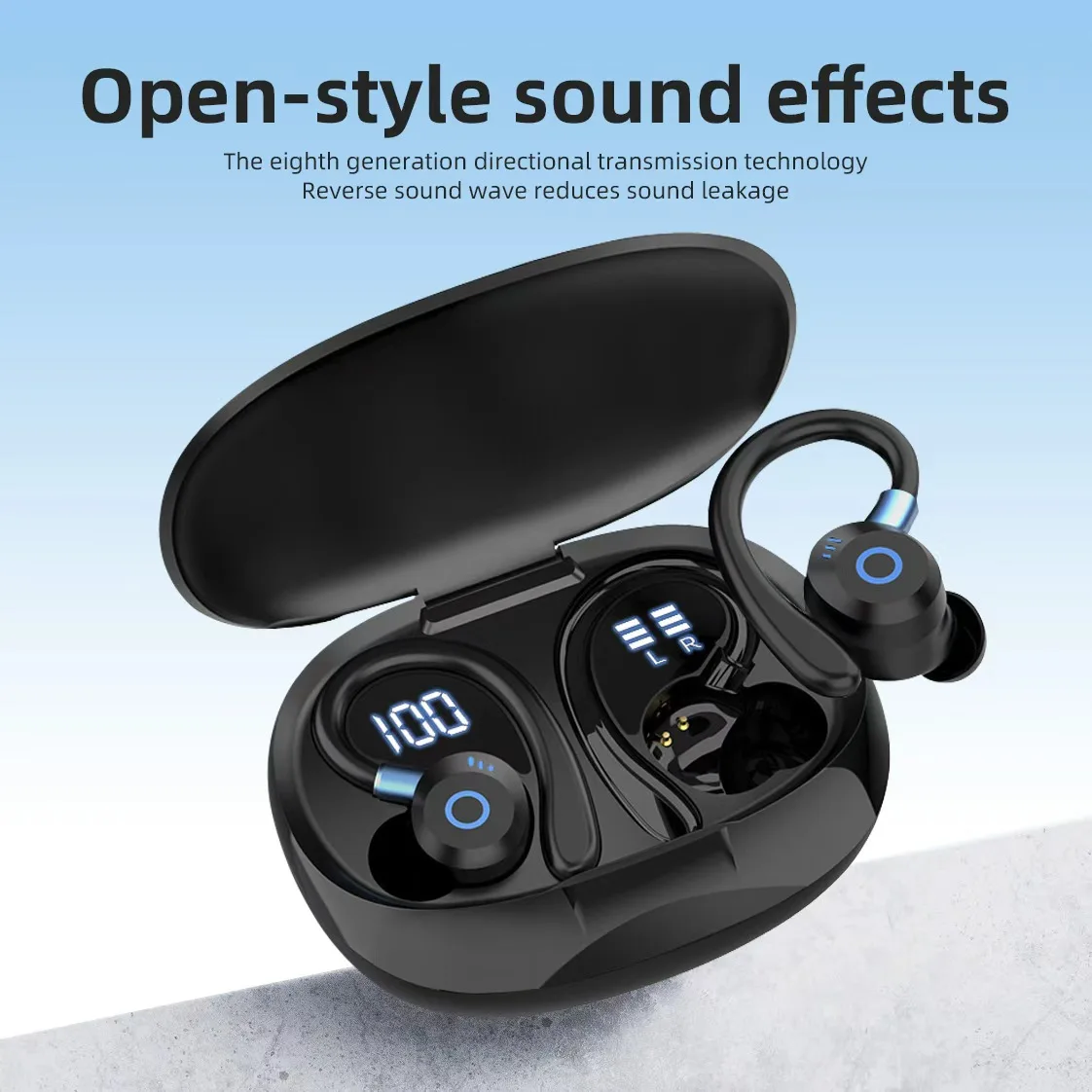 TWS Bluetooth Headphones, Dual Microphones, ENC Noise Cancellation, Touch Volume Control, Ultra-Long Battery Life 1
