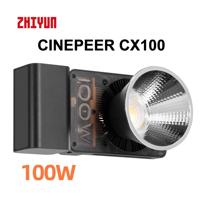 

ZHIYUN CINEPEER CX100 COB LED Light Photography Lighting Lamp Portable Pocket Light Bowens Mount for Outdoor Video Shooting