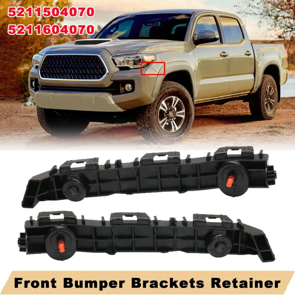 Soportes De Parachoques Delanteros Para Toyota Tacoma 2016-2018 - Juego De 2, Izquierdo Y Derecho