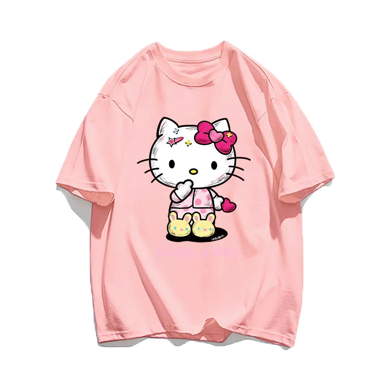 تيشيرت Hello Kitty الأنيق (متعدد الألوان)