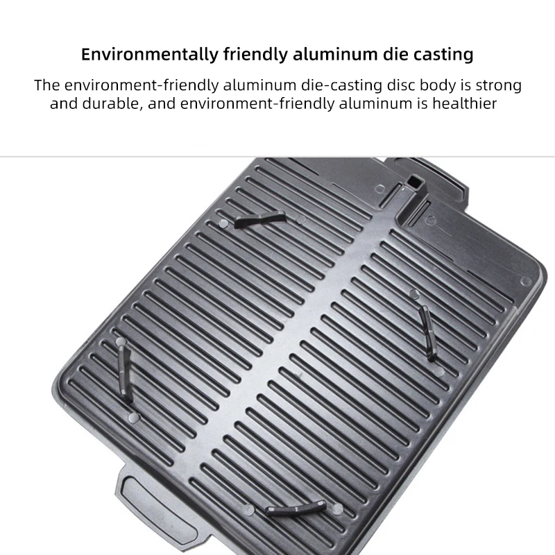 Barbecue Plate, Square, Iron Plate 2