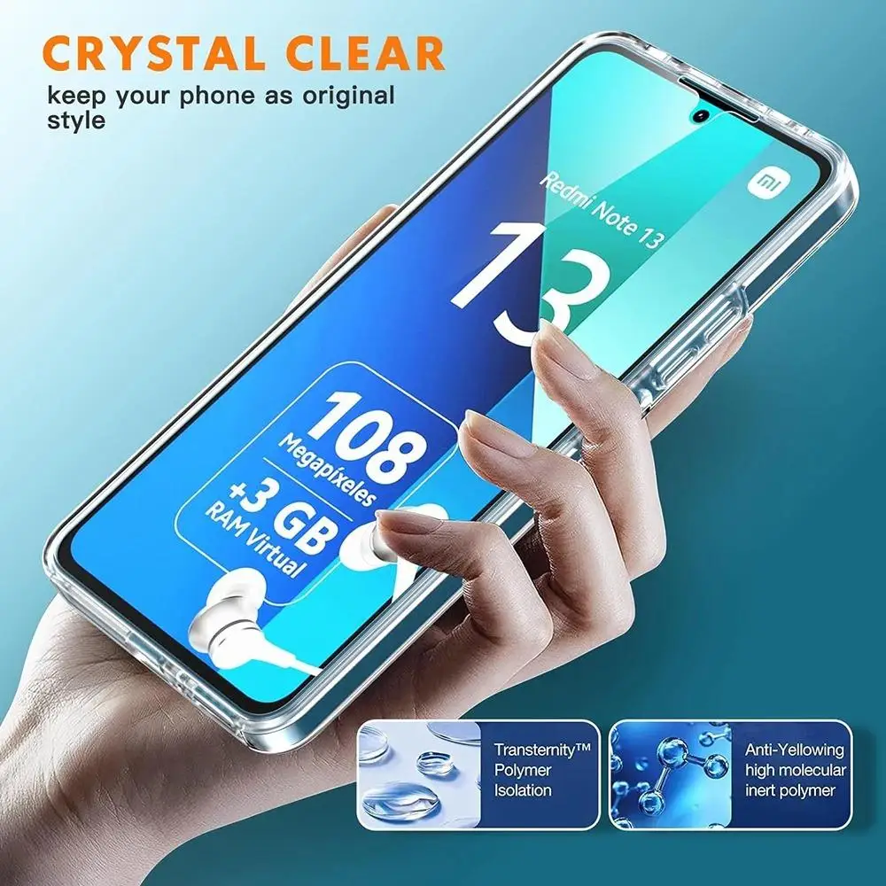 360° Full Body Shockproof Silicone & PC Hard Cover Case