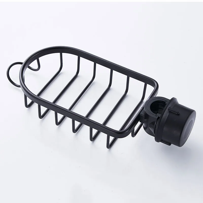 Aluminum Sink Drain Rack and Soap Organizer