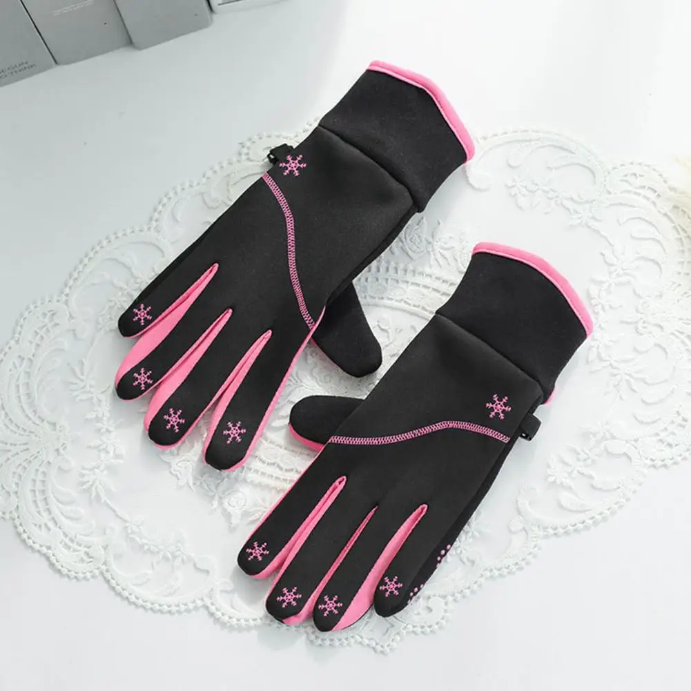 

Windproof Ski Gloves Winter Gloves with Adjustable Fastener Tape Windproof Water-resistant Thermal Touchscreen for Weather