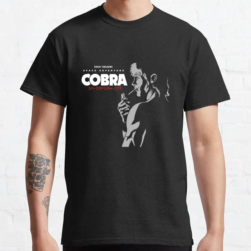 80er Jahre Retro Space Adventure Cobra Psychogun Kobura Adventure BUCHI TERASAWA 100 % Baumwolle T-Shirt Anime T-Shirt große Geschenkkleidung – Detail 2