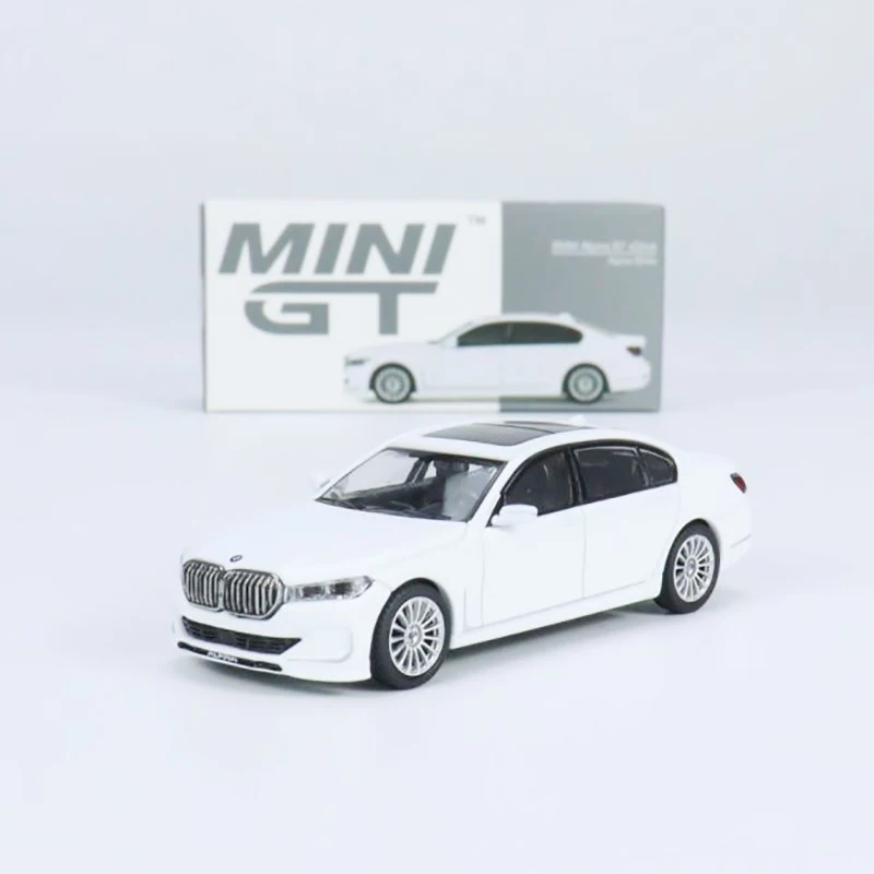 

MINIGT 1/64 BMW Alpina B7 XDrive Alpine White MGT00557-CH LHD Alloy Car Model Simulation Series Toys for Boys