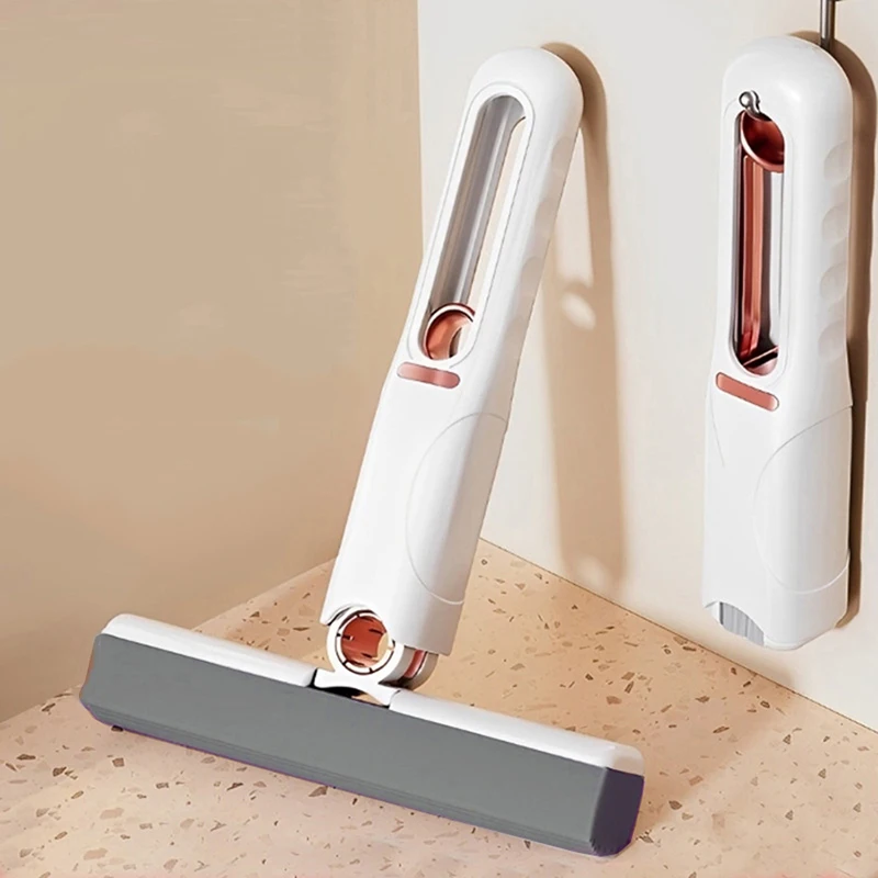 물걸레청소기 Deerma TB500 무선 청소 걸레 360° 회전 스프레이, 핸드 헬드 청소 걸레 9 휴대용 미니 걸레 셀프 압착 가정용 청소 걸레, 유리 닦는 테이블 스폰지 청소 걸레, 자동차 창 청소 도구