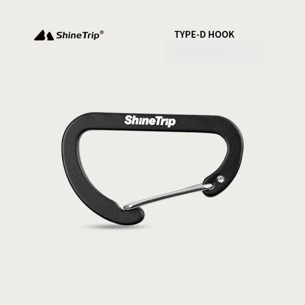 

Aluminum alloy hook multifunctional key metal buckle backpack No. 4 D-type carabiner portable quick-hang kettle buckle
