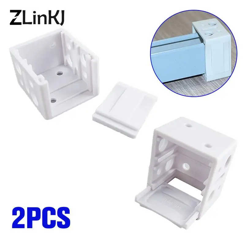 Waziaqoc 4 Staffe Di Montaggio Per Tende A Rullo E Veneziane, Profilo Basso 25,4 Mm, Colore Bianco, In Metallo Resistente, Per Finestre In Casa E Ufficio