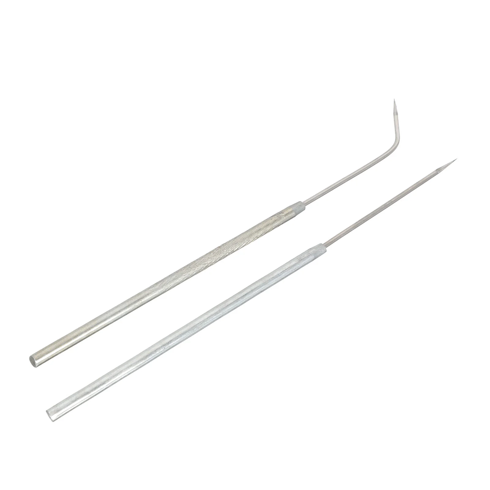 

2 Pcs Stainless Steel Shaped Needle Bio-Experiment Metal Laboratory Anatomical Dissecting