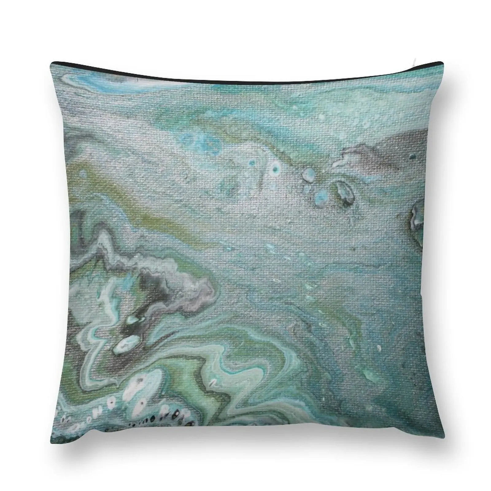 

Sea Foam Abstract Art Throw Pillow sleeping pillows Luxury Living Room Decorative Cushions Decorative pillowcase Cushions