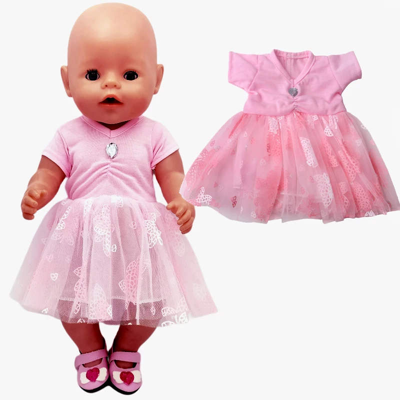 Doll Clothes for 43cm Baby New Born Doll Coat Unicorn Hoodie 17 Inch 18 Inch Baby Bona Doll Dress Christmas Toys Clothes