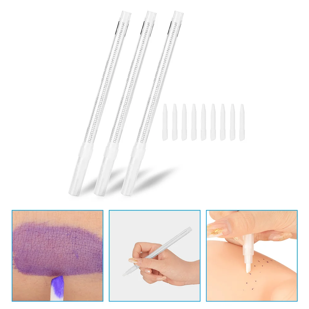 

3 Pcs Multipurpose Marker Eraser Anjoize Eyebrow Pen Plastic Professional Remover