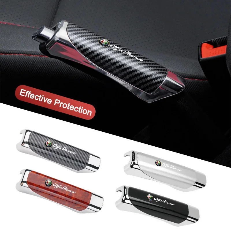 Copertura Protettiva per Impugnatura Freno a Mano in ABS per Interni Auto, per Alfa Romeo Giulia, Stelvio, Giulietta, 159, 147, 156, 166, Accessori, Copertura Chiave - immagine 4