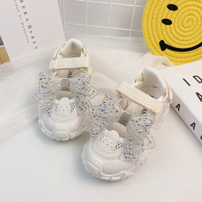 Summer Girls Shoes Korean Beach Shoes Lightweight Children Sandals Kids Shoes Princess ShoesToddler Infant Children Shoes 4