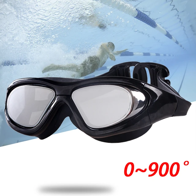 Gafas De Natación Profesionales Para Hombre Y Mujer, Accesorio Ajustable,  Antivaho, Anchas, Impermeables, Equipo De Natación Para Adultos - Máscaras  De Buceo - AliExpress