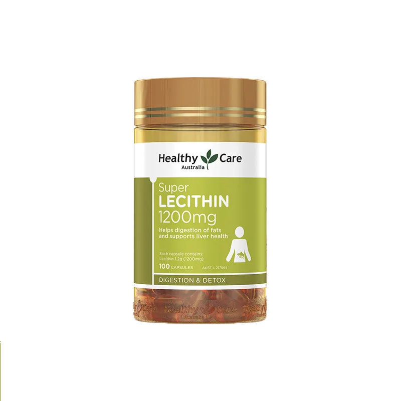 

Australia Healthy Care Soybean Lecithin Soft Capsule Hc Lecithin 1200mg 100 Tablets