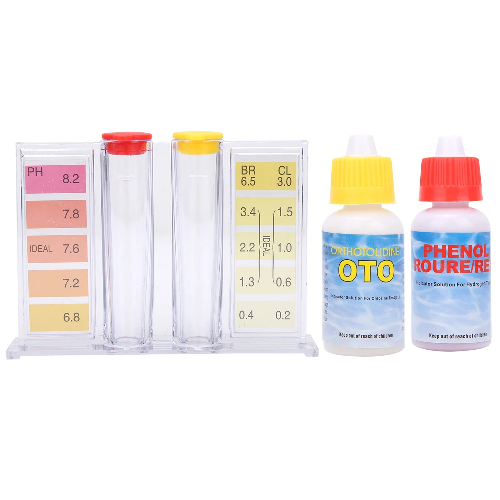 Testing Box Water Quality Test Kit Swimming Pool Chlorine Water Quality Test Kit Swimming Pool Tester Testing Box water quality test kit