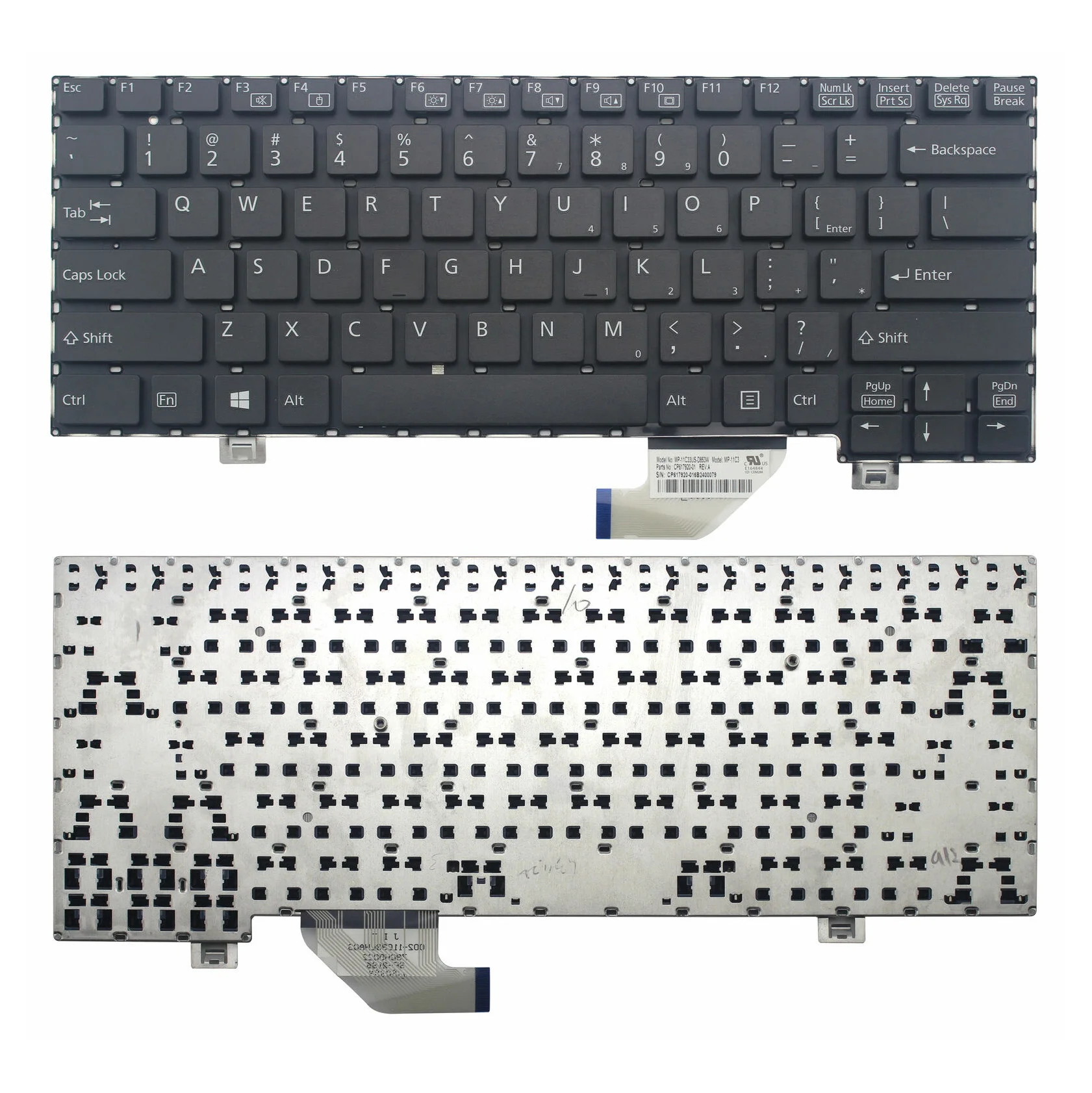 

Оригинальная Новинка для Fujitsu Lifebook SH572 SH771 SH772 английская Клавиатура черного цвета