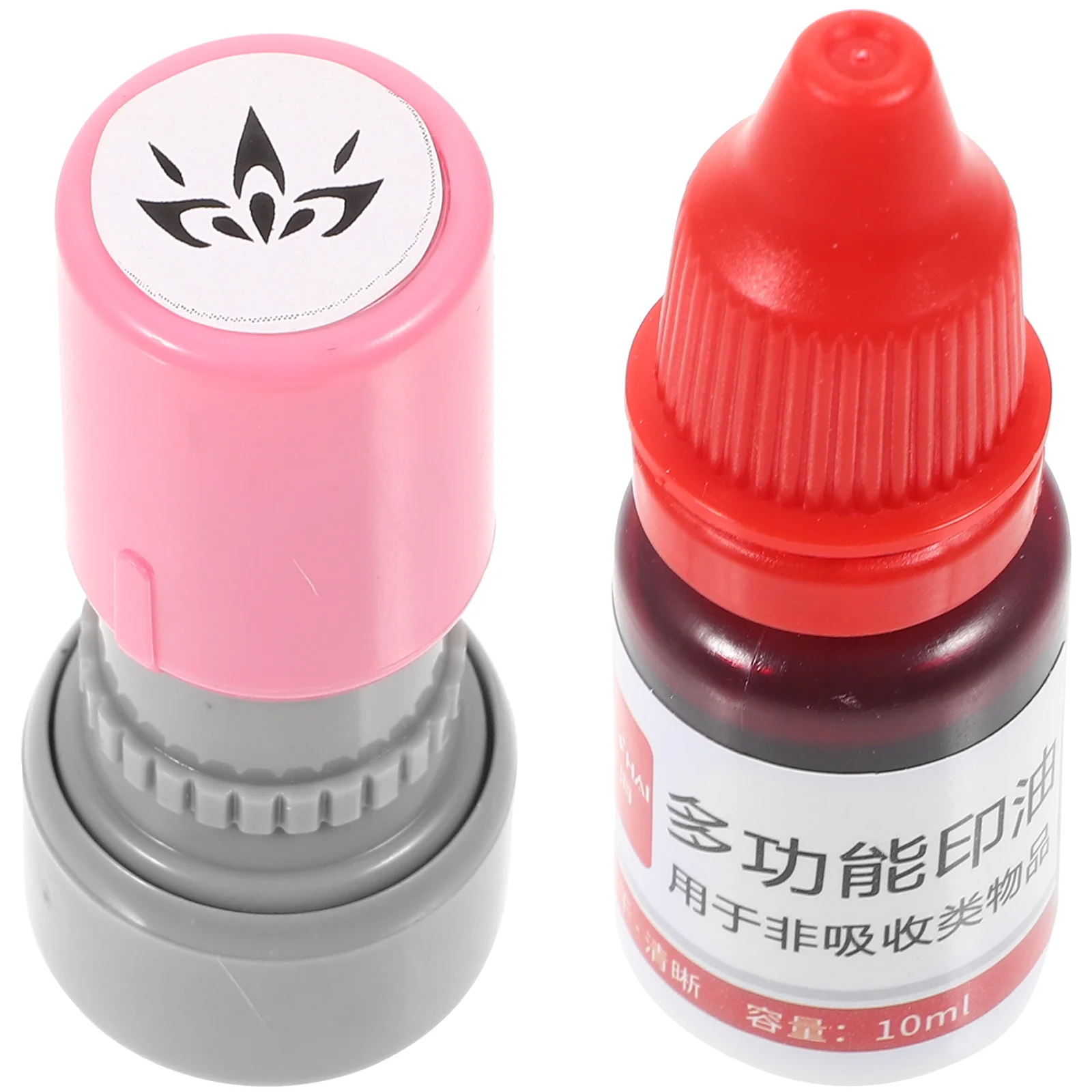 

1 Set of Face Flower Stamper for Dance Performance Makeup Stamp Plastic Portable Dress Up Stamp