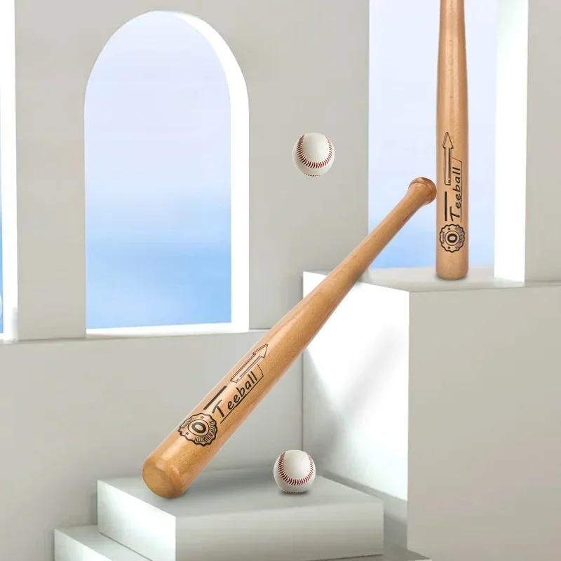 21 inch Solid Wood Baseball Bat Professional Hardwood Softball