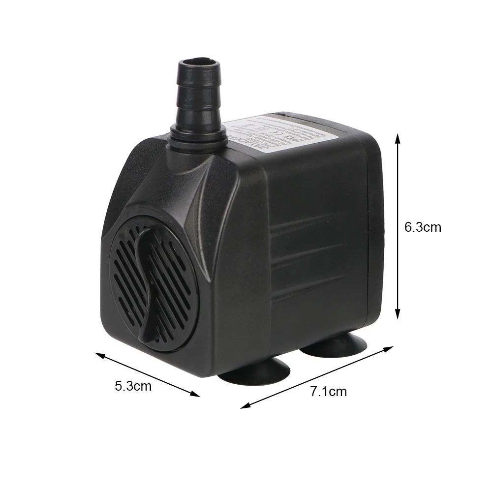 Water Pump with 12 LED Light for Garden Aquarium Fish Tank Bird Bath Fountain