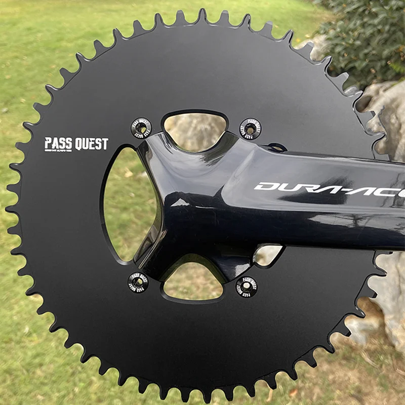 

Pass Quest 110BCD Colsed Chainring 46T 48T 50T 52T 54 56 58T 60T Road Bikechainwheel for Shiman0 105 R7000 R8000 ULTEGRA R9100