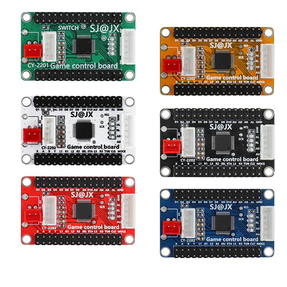 NEW Zero Delay Arcade USB ENCODER PC PS3 Switch Raspberry Pi Nintendo TO JOYSTICK FOR 5PIN JOYSTICK & 2.8MM BUTTON