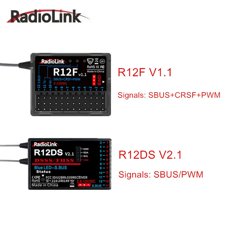 Récepteur Radiolink R16SM montrant les ports, pour drone RC, achetez pas cher.
