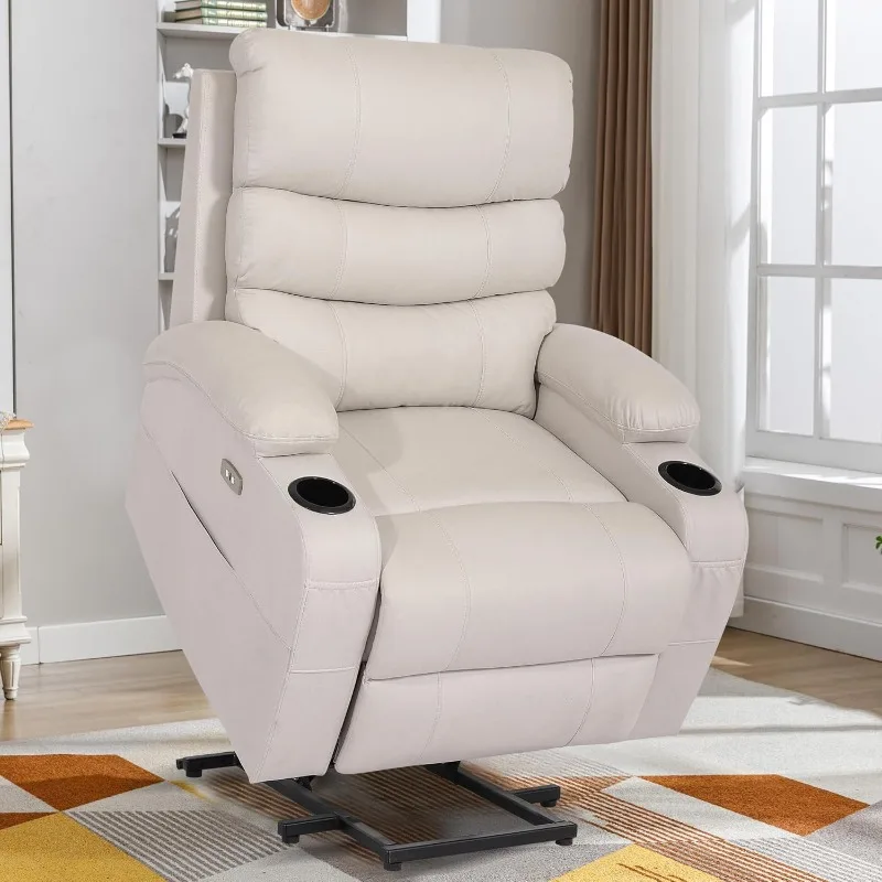 Lift Chair-Power Lift Recliner Chair for Elderly,Power Recline Chair with Heat and Massage,Electric Recliner Chairs Big and Tall