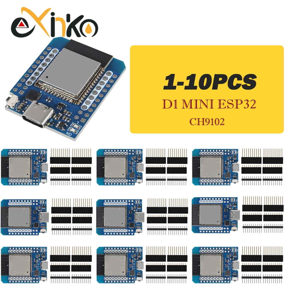 ESP32 WiFi + Bluetooth IoT พัฒนาชิป 10 ชิ้น